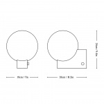 Journey Bordslampa/Vägglampa SHY1 Silk Grey Journey Bordslampa/Vägglampa SHY1 Silk Grey