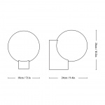 Journey Vägglampa SHY2 Silk Grey Journey Vägglampa SHY2 Silk Grey