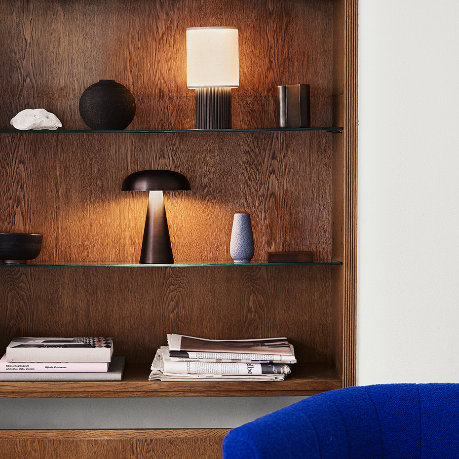 Como Bordslampa SC53 Portable Bronzed Brass