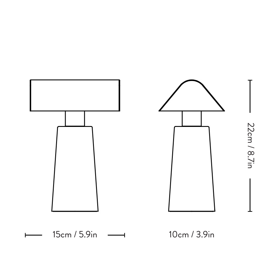 Caret Bordslampa MF1 Portable Forest