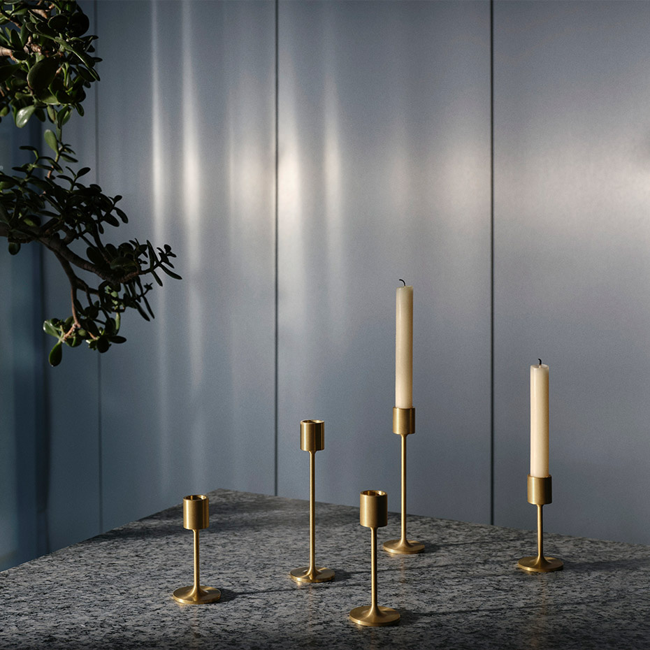 Collect Ljushållare SC58 Medium Brushed Brass