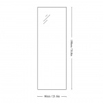 Amore Spegel SC50 190x60cm Bronzed Brass Amore Spegel SC50 190x60cm Bronzed Brass