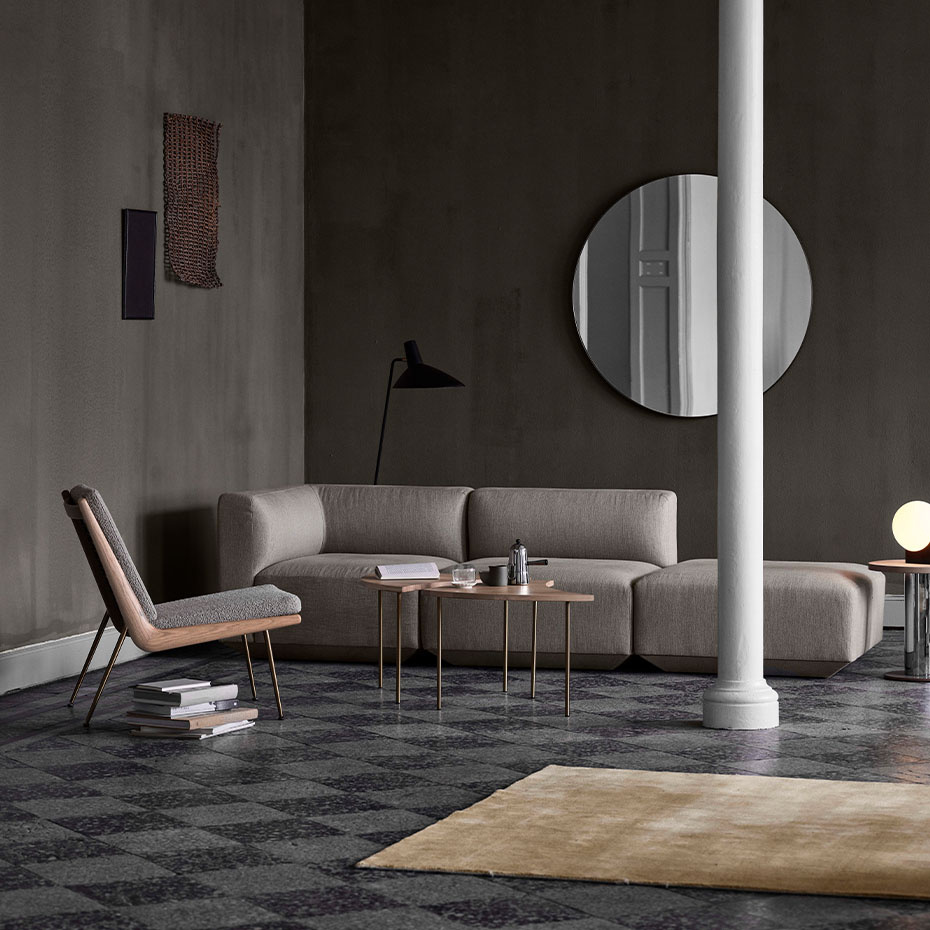 Amore Spegel SC49 Ø115cm Bronzed Brass