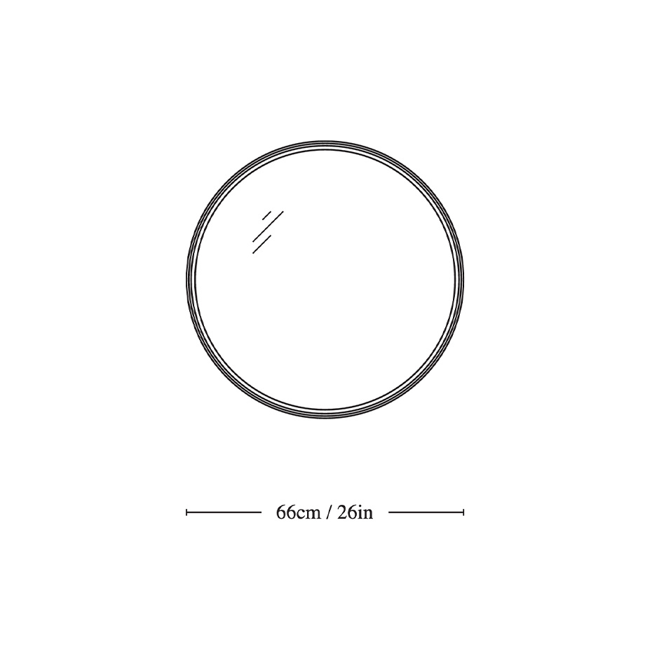 Sillon Spegel SH5 Ø66cm Polished Stainless Steel