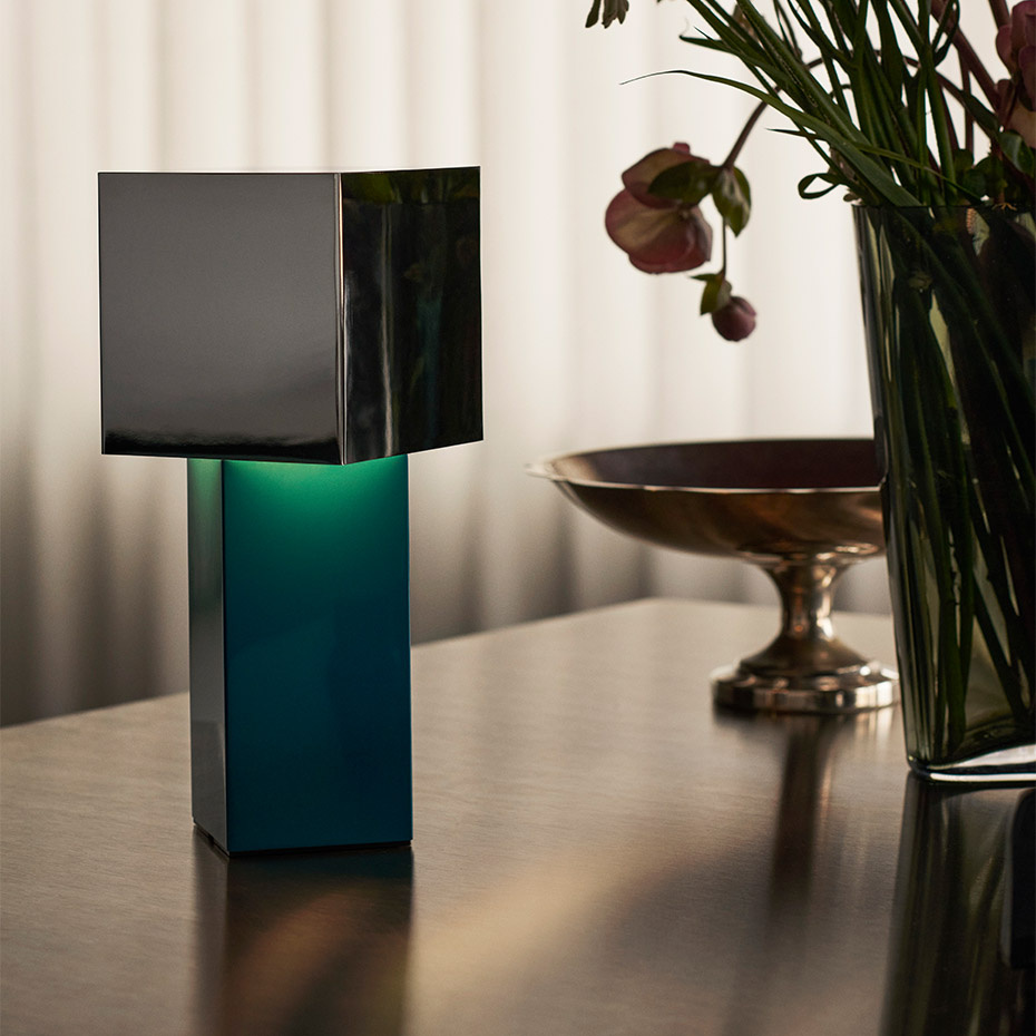 Pivot Bordslampa ATD7 Portable Blue Silver