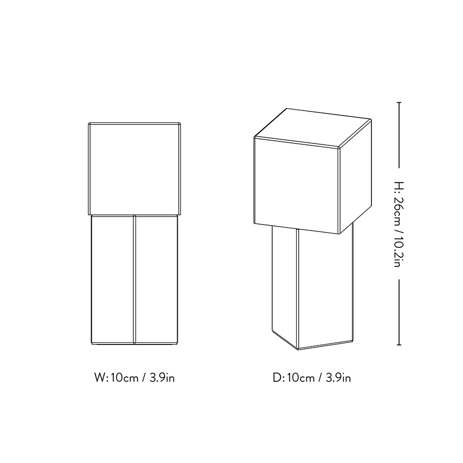 Pivot Bordslampa ATD7 Portable Rusty Mint