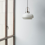 Copenhagen Pendel SC6 Ø20cm Opal Glass & Bronzed Brass Copenhagen Pendel SC6 Ø20cm Opal Glass & Bronzed Brass