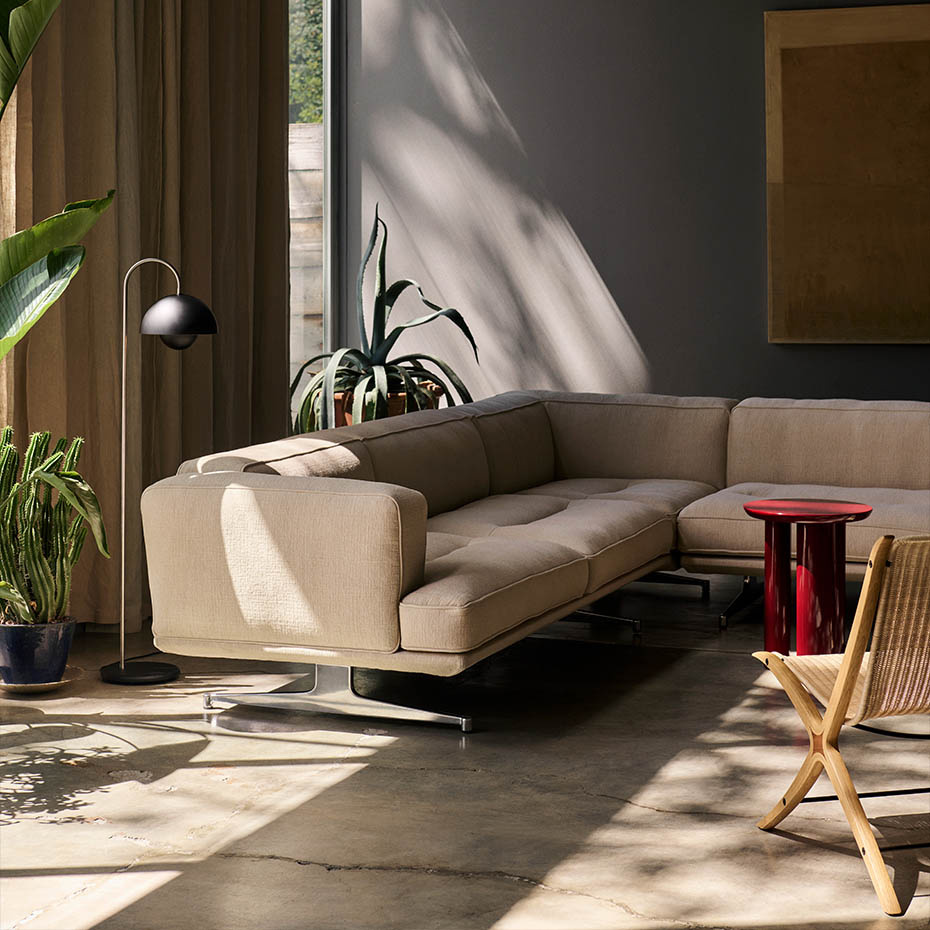 Flowerpot Golvlampa VP12 Cobalt Blue