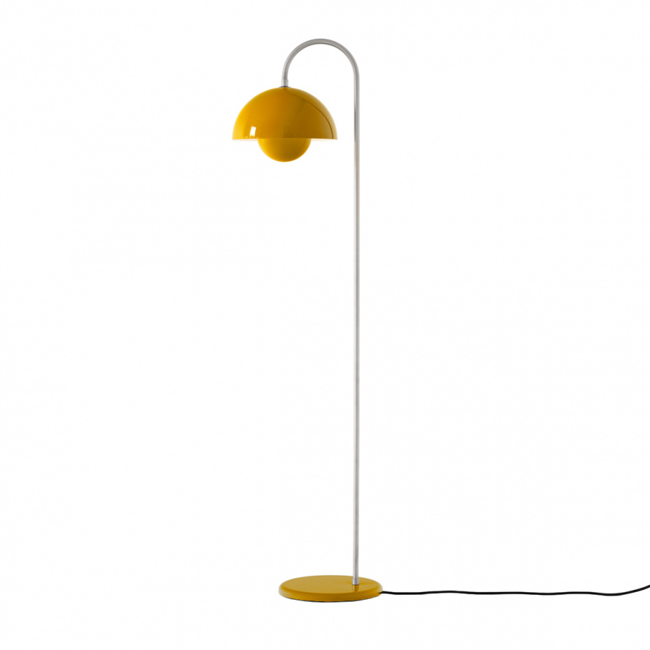 Flowerpot Golvlampa VP12 Mustard