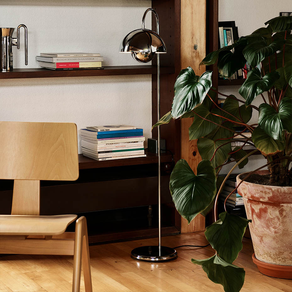 Flowerpot Golvlampa VP12 Matt Black