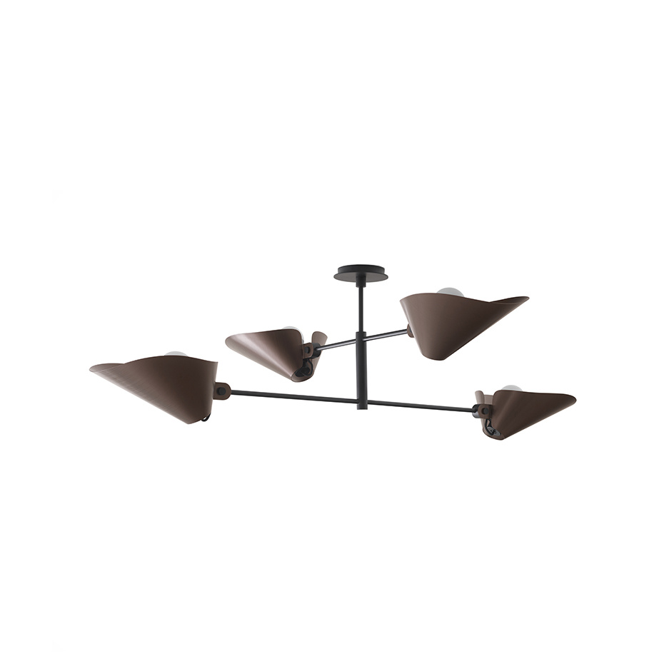 Bonnet Ljuskrona SC91 H40cm Bronzed & Black