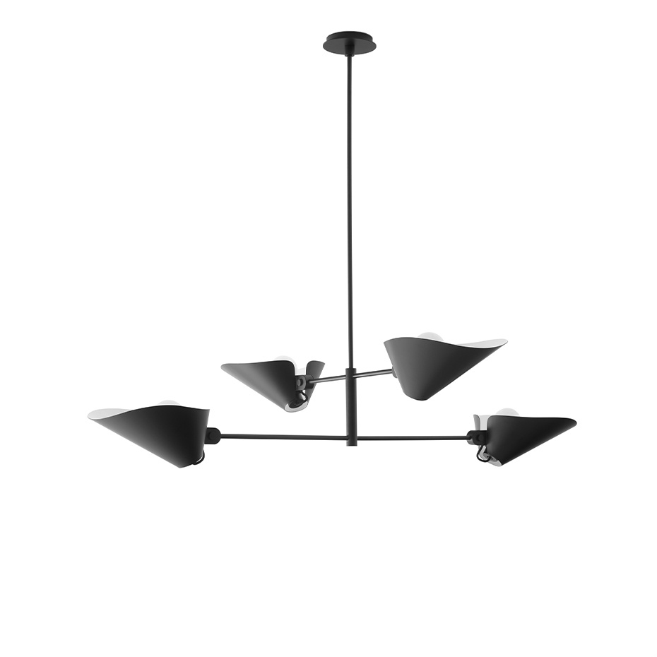 Bonnet Ljuskrona SC92 H110cm Black