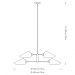 Bonnet Ljuskrona SC93 H140cm Black Bonnet Ljuskrona SC93 H140cm Black