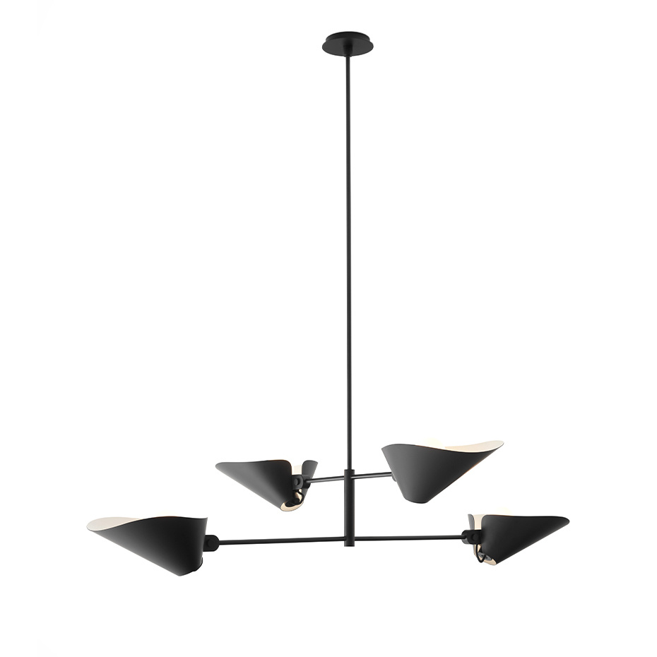 Bonnet Ljuskrona SC93 H140cm Black