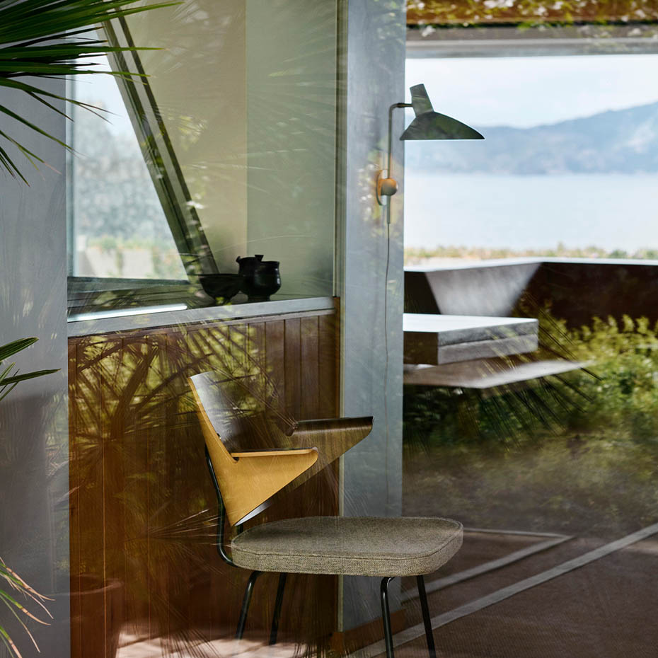 Tripod Vägglampa HM12 Matt Black