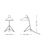 Tripod Bordslampa HM9 Matt White Tripod Bordslampa HM9 Matt White