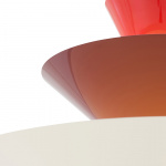 Gio Pendel LN15 Ø92cm Vermilion Red & Dark Burgundy & Ecru White Gio Pendel LN15 Ø92cm Vermilion Red & Dark Burgundy & Ecru White