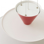 Gio Pendel LN15 Ø92cm Vermilion Red & Dark Burgundy & Ecru White Gio Pendel LN15 Ø92cm Vermilion Red & Dark Burgundy & Ecru White