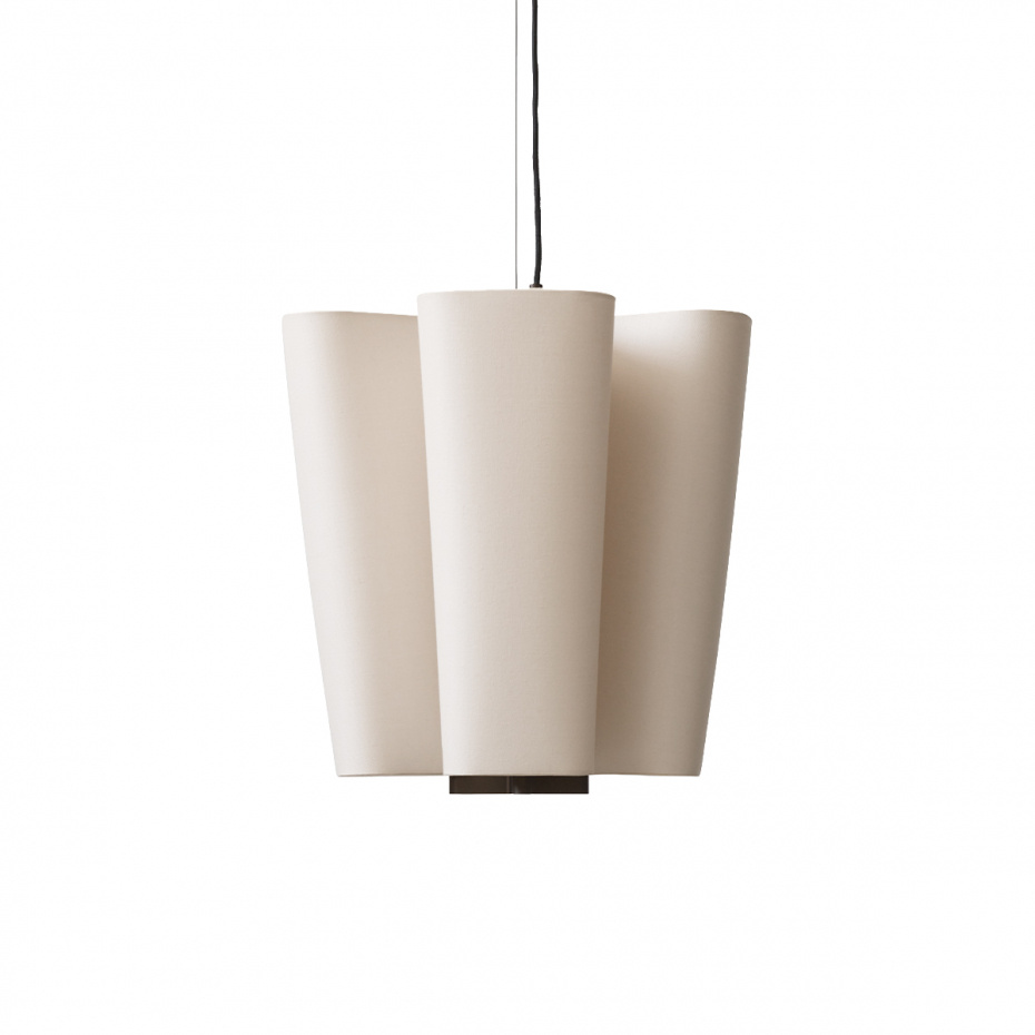 Bella Ljuskrona SC114 Ø48cm Bronzed & Soft Canvas