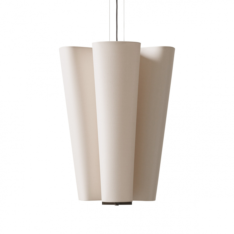 Bella Ljuskrona SC115 Ø54cm Bronzed & Soft Canvas