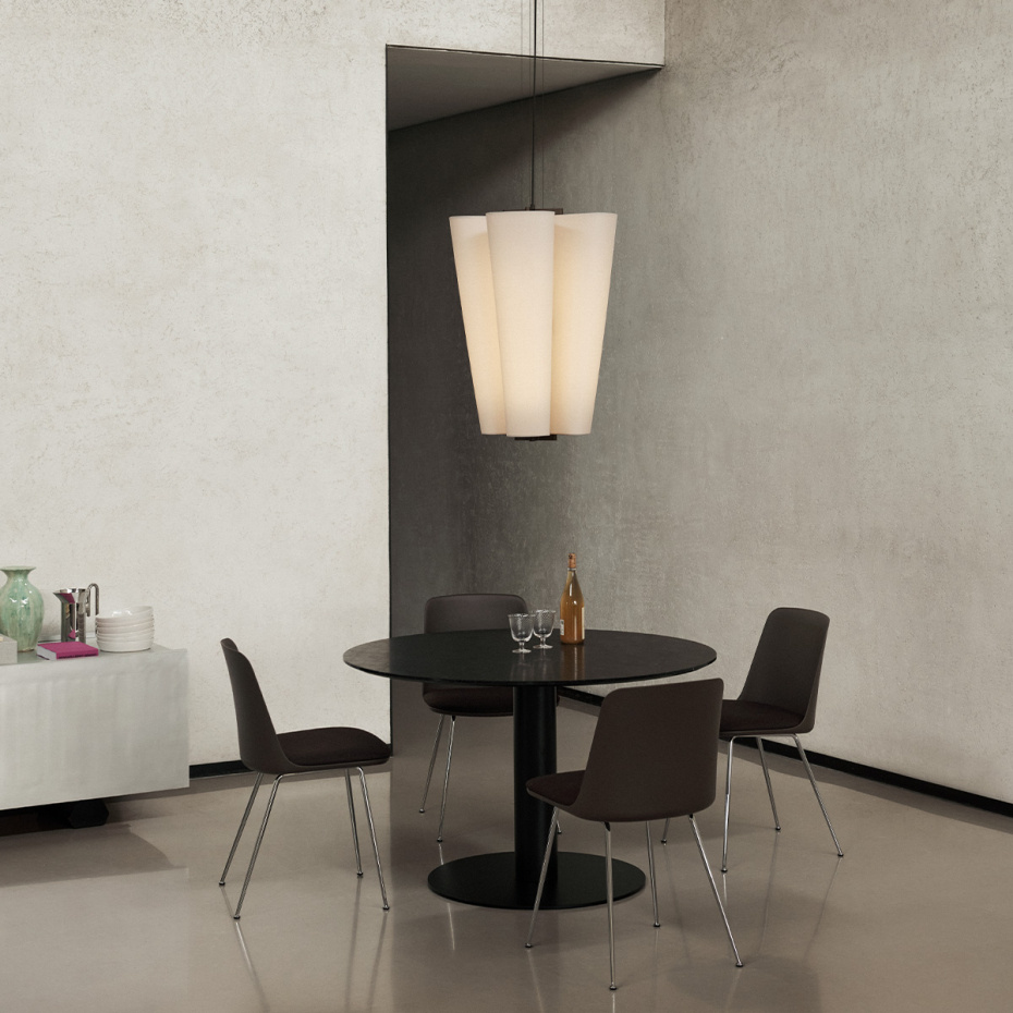 Bella Ljuskrona SC115 Ø54cm Bronzed & Soft Canvas