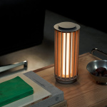 Numbra Bordslampa TY3 Portable Lacquered Oak & Tumbled Aluminium Numbra Bordslampa TY3 Portable Lacquered Oak & Tumbled Aluminium