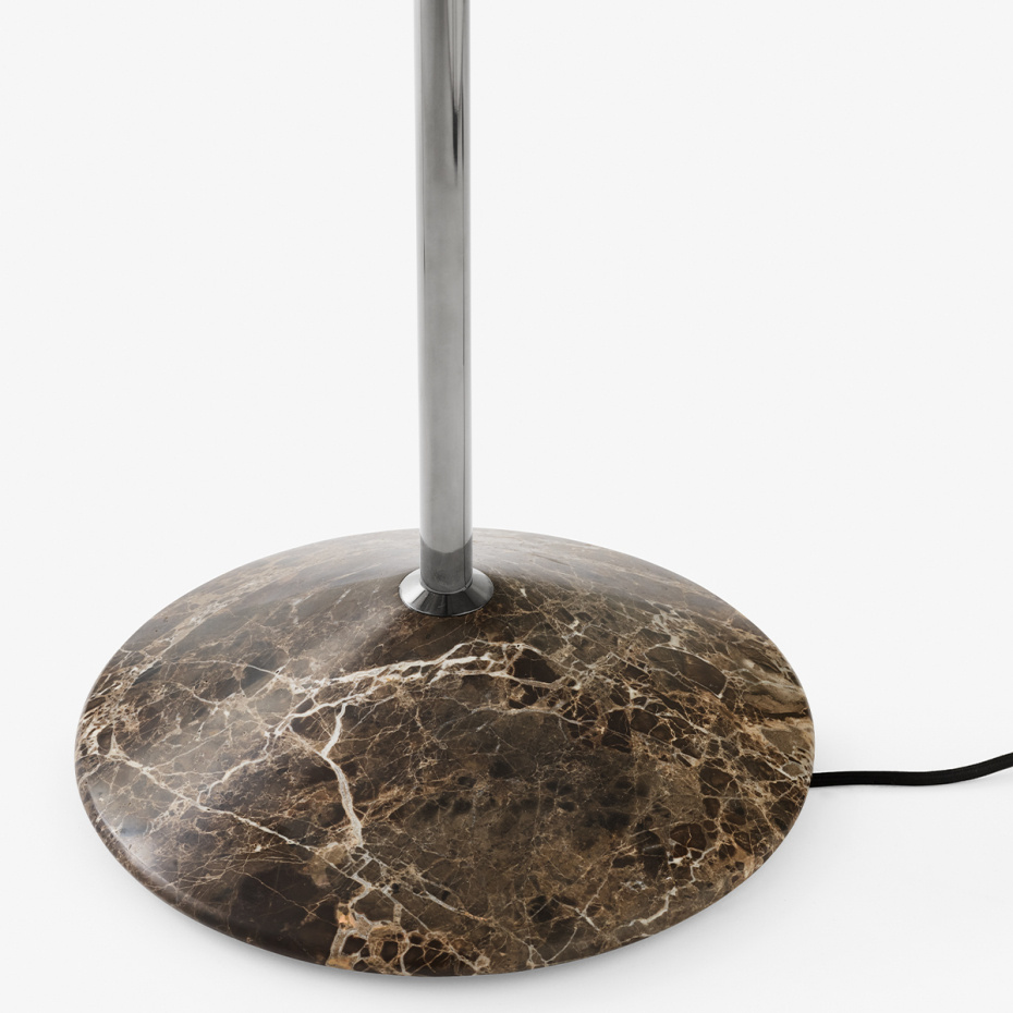 Gio Golvlampa LN28 Emperador Marble & Dark Chrome