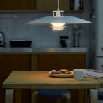 JL341 Pendel White/Polished Brass