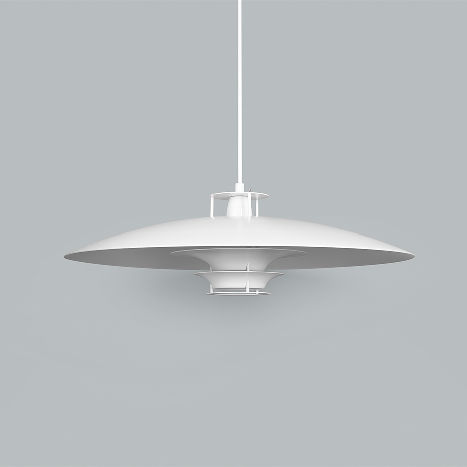 JL341 Pendel White/Polished Brass