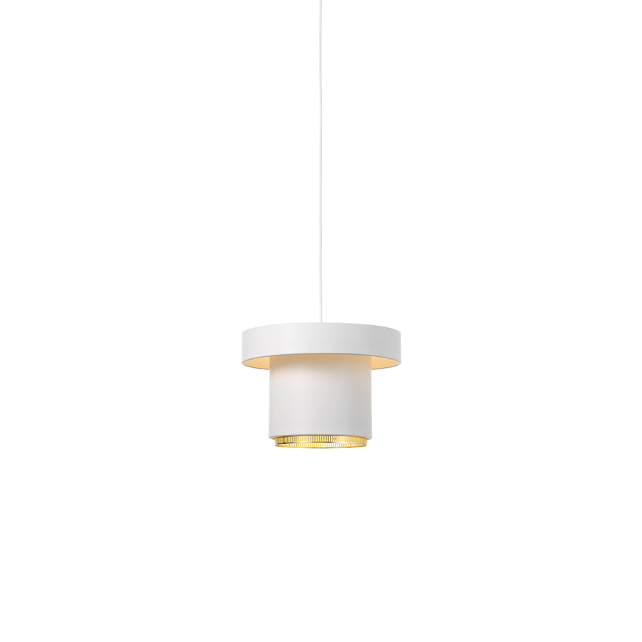 Artek A201 Pendel White/Brass-Plated