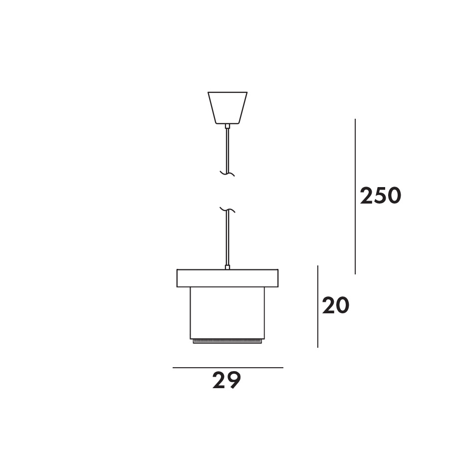 A201 Pendel White/Brass-Plated
