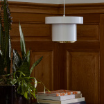 A201 Pendel White/Brass-Plated A201 Pendel White/Brass-Plated