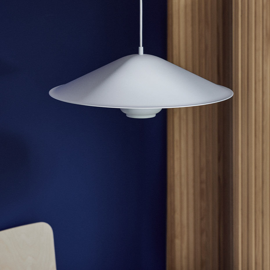 Kori Pendel Dune Shade Deep Matt White