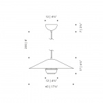 Kori Pendel Dune Shade Deep Matt White Kori Pendel Dune Shade Deep Matt White