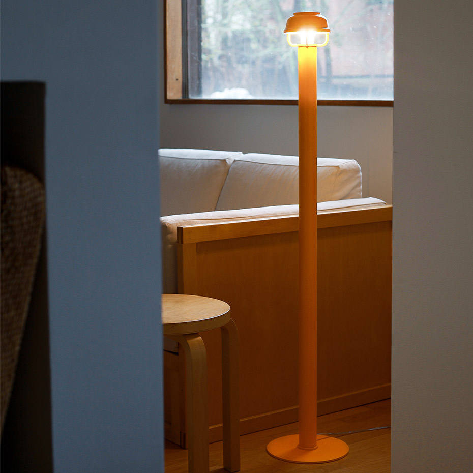 Kori Golvlampa Bright Matt Orange