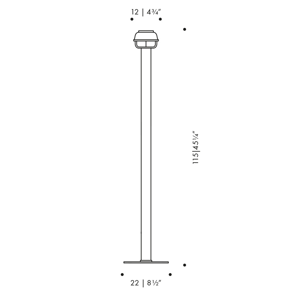 Kori Golvlampa Bright Matt Orange