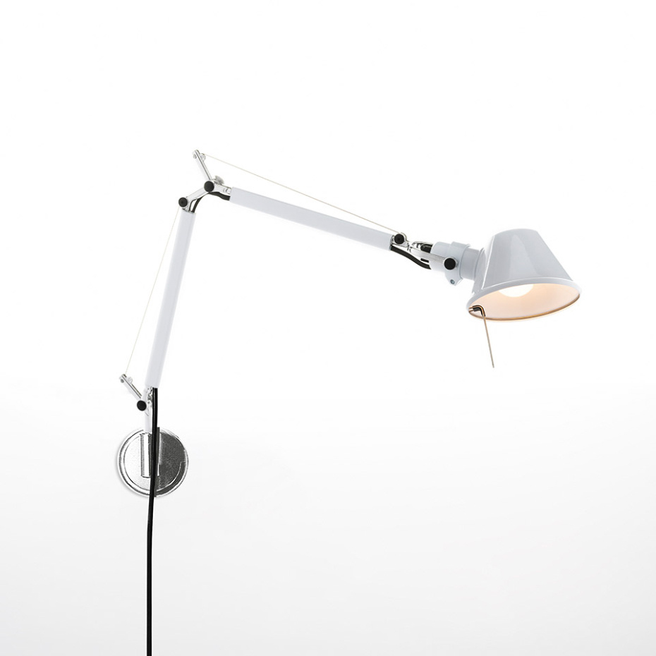 Tolomeo Micro Vägglampa Glossy White