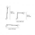 Tolomeo Micro Vägglampa Glossy White Tolomeo Micro Vägglampa Glossy White