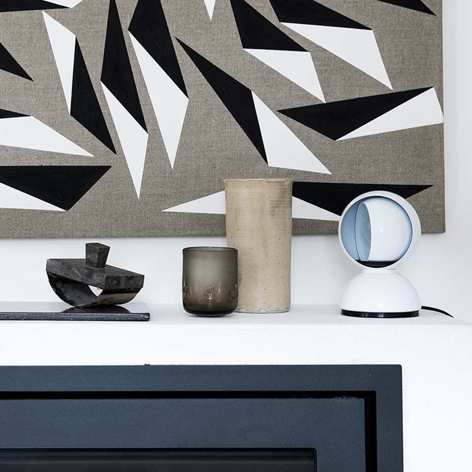 Eclisse Bordslampa Black PVD