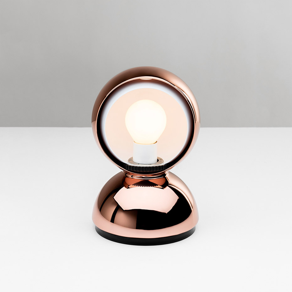 Eclisse Bordslampa Copper PVD