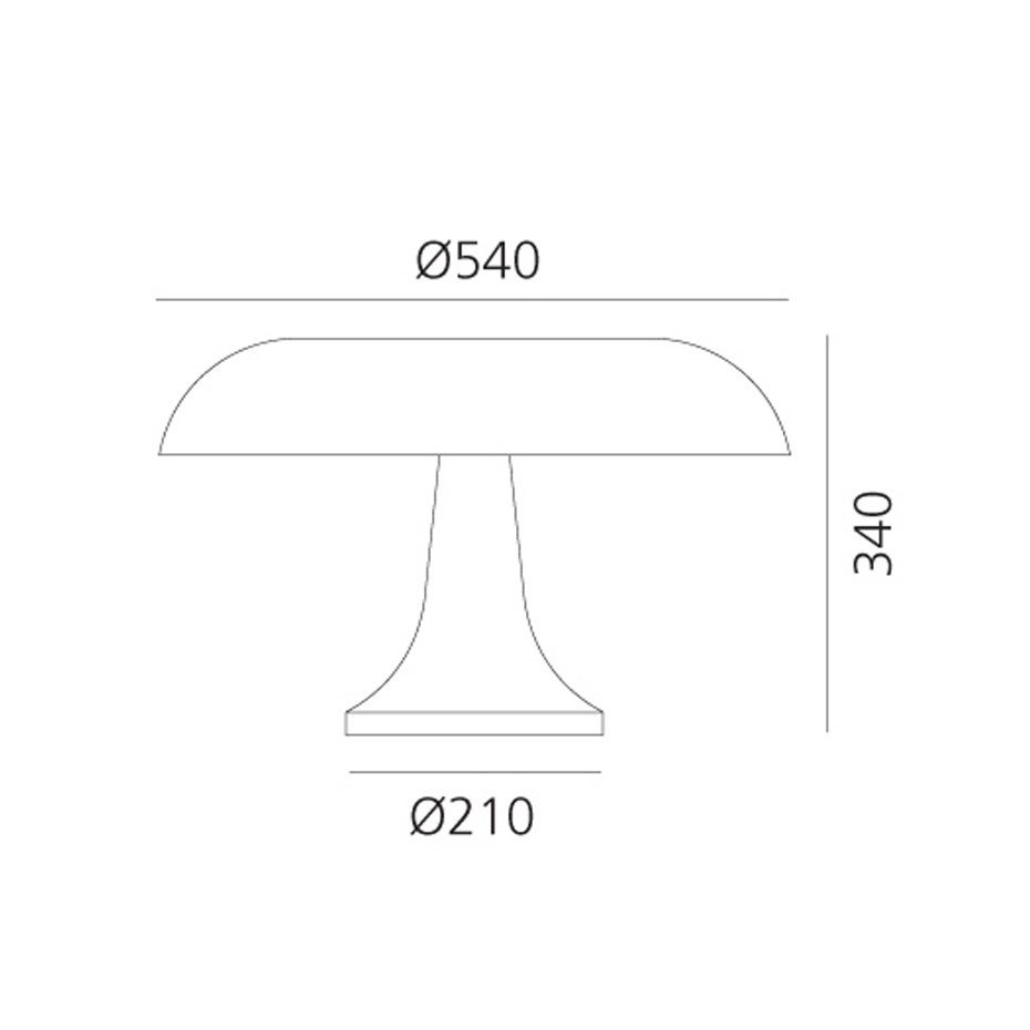 Nesso Bordslampa Orange