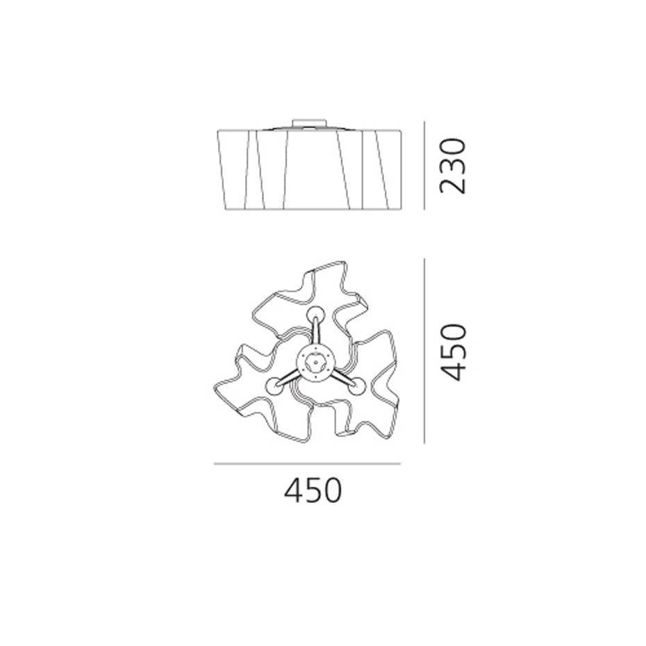 Logico 3x120° Mini Plafond Silk