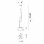 Logico 3x120° Mini Pendel Silk Logico 3x120° Mini Pendel Silk