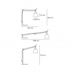 Tolomeo Basculante Bordslampa Silk Tolomeo Basculante Bordslampa Silk
