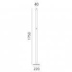 Ilio Mini Golvlampa Matt White Ilio Mini Golvlampa Matt White