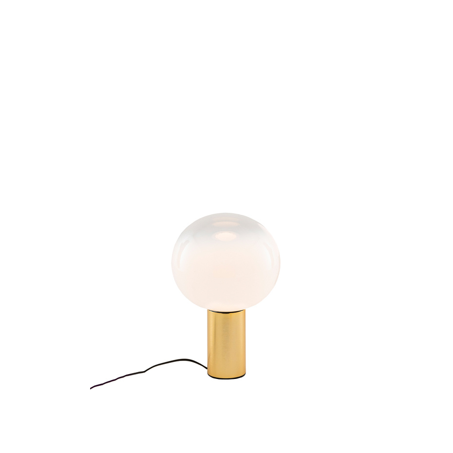 Laguna 26 Bordslampa Transparent Smoked/Satin Brass