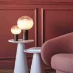 Laguna 26 Bordslampa Transparent Smoked/Satin Brass Laguna 26 Bordslampa Transparent Smoked/Satin Brass