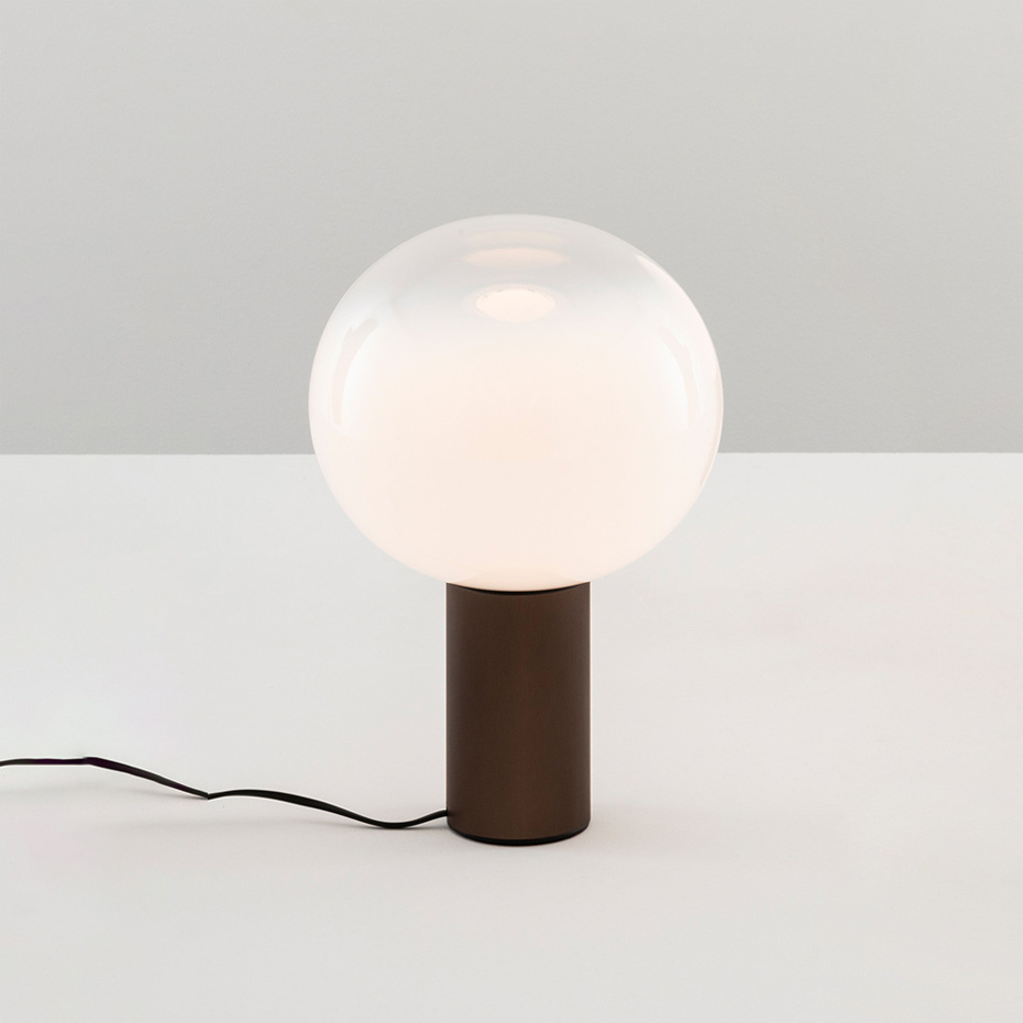 Laguna 26 Bordslampa Transparent Smoked/Satin Bronze