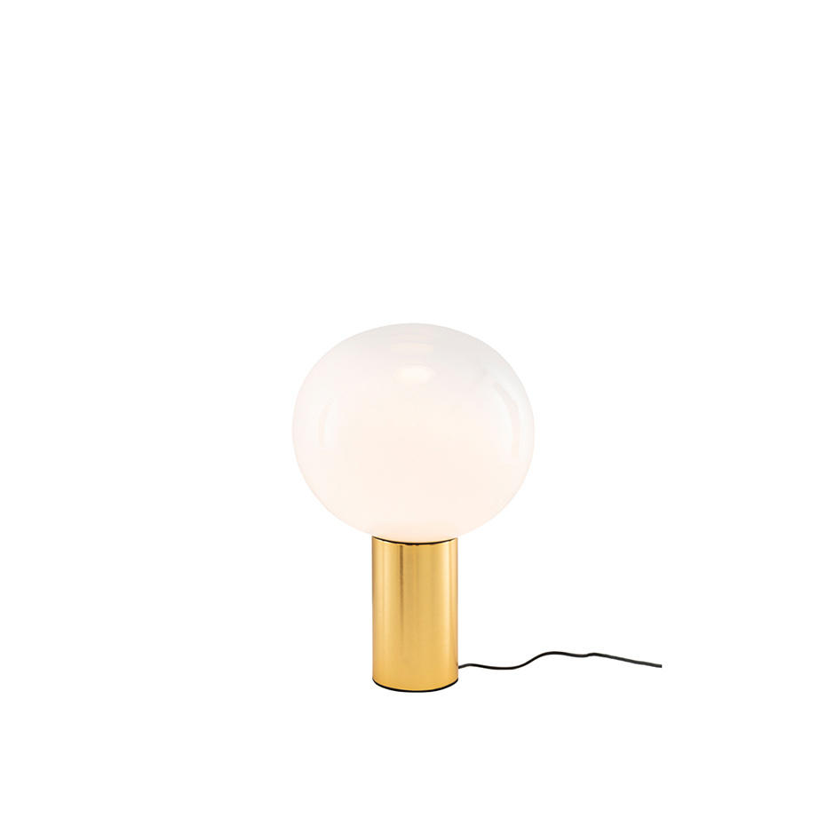 Laguna 37 Bordslampa Transparent Smoked/Satin Brass