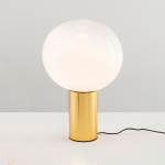 Laguna 37 Bordslampa Transparent Smoked/Satin Brass Laguna 37 Bordslampa Transparent Smoked/Satin Brass
